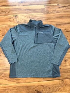 Columbia Black Fleece Jacket with Gray Label XL